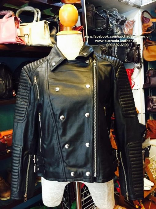 เสื้อหนังร้านคุณโม- งานสั่งตัดของคุณแต็ก - Image 2