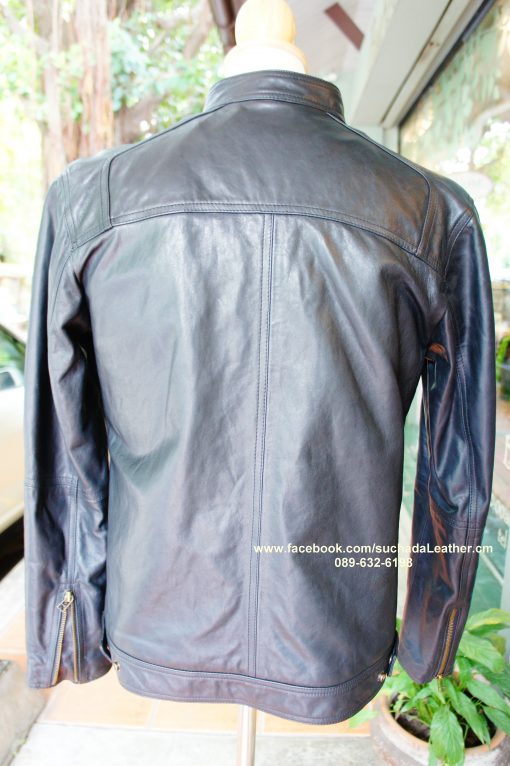 เสื้อหนังคุณโมงานสั่งตัดทรงคุณป๋อ - Image 5