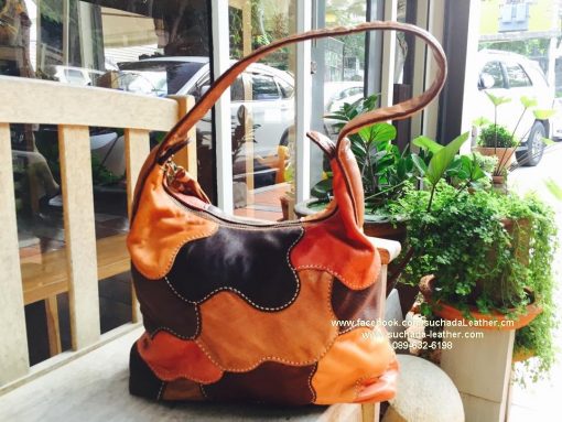 #กระเป๋าหนังปะใหญ่หนังวัวแท้งานHandmadeโทร089 632 6198 - Image 3