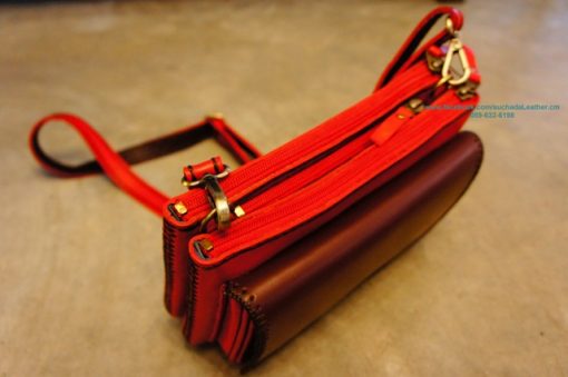 กระเป๋าหนังแท้งานเย็บมือรุ่นM49Lสนใจสินค้าโทร0896326198 - Image 5