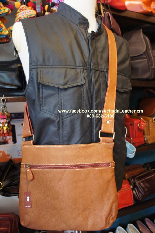 กระเป๋าสะพายหนังชามัวร์รุ่นM87(L) - Image 3