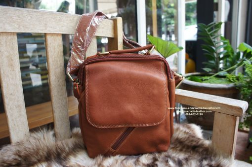 #กระเป๋าสะพายคุณผู้ชายหนังวัวแท้รุ่นMB41โทร089 632 6198 - Image 3