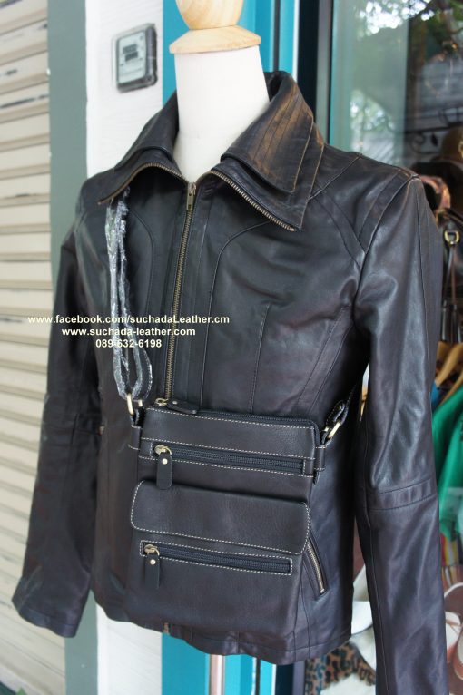 #กระเป๋าสะพายหนังชามัวร์โทร089 632 6198  #รุ่น MT10 - Image 3