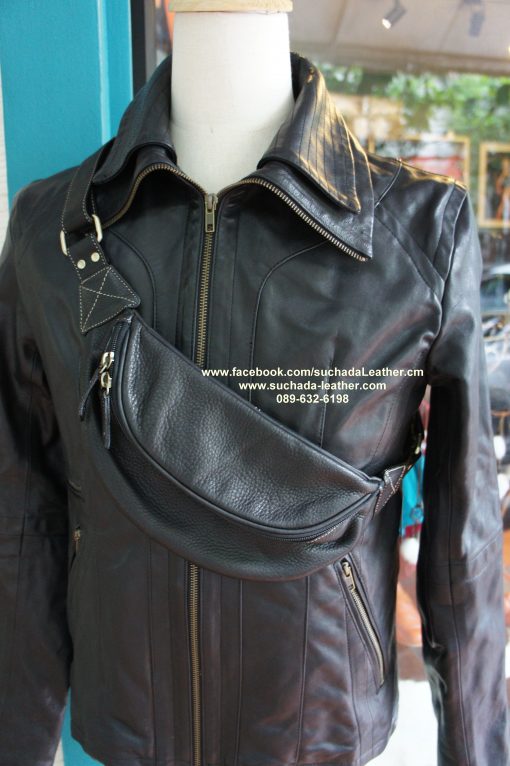 #กระเป๋าหนังแท้คาดเอวสะพายหน้าออกได้รุ่นMP06สนใจสินค้าโทร0896326198 - Image 2