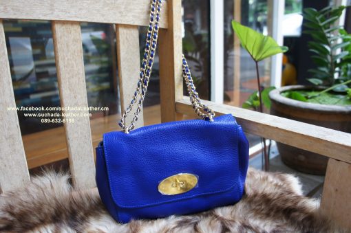 กระเป๋าหนังแท้หนังชามัวร์พ่นรุ่นMP55โทร089 632 6198