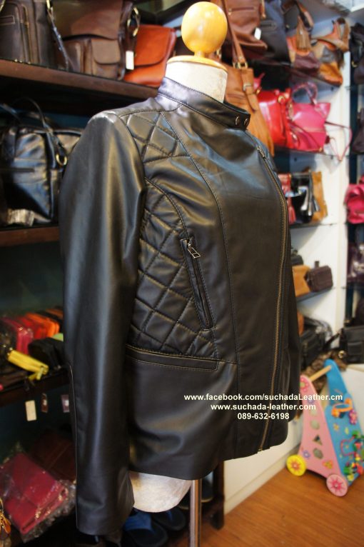 เสื้อแจ็คเก็ตหนังวัวแท้#งานสั่งตัดคุณจิมจังหวัดลำปางโทร0896326198 - Image 3