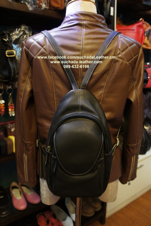 กระเป๋าเป้ หนังวัวแท้  รุ่นP002โทร089 632 6198 - Image 2