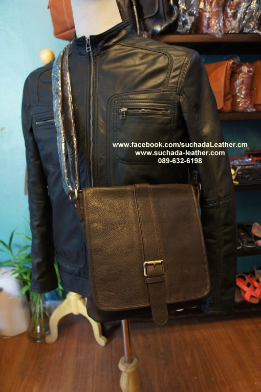 MT06กระเป๋าสะพายทรงผู้ชายหนังวัว สนใจสินค้าโทร089 -632 -6198 - Image 3