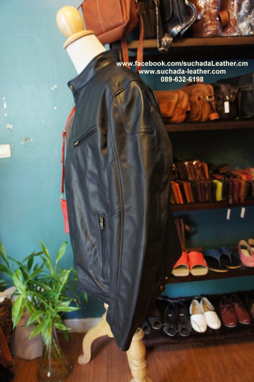 #Jacketทรงดูคติ หนังวัวแท้สนใจสินค้าโทร089 632 6198 - Image 3