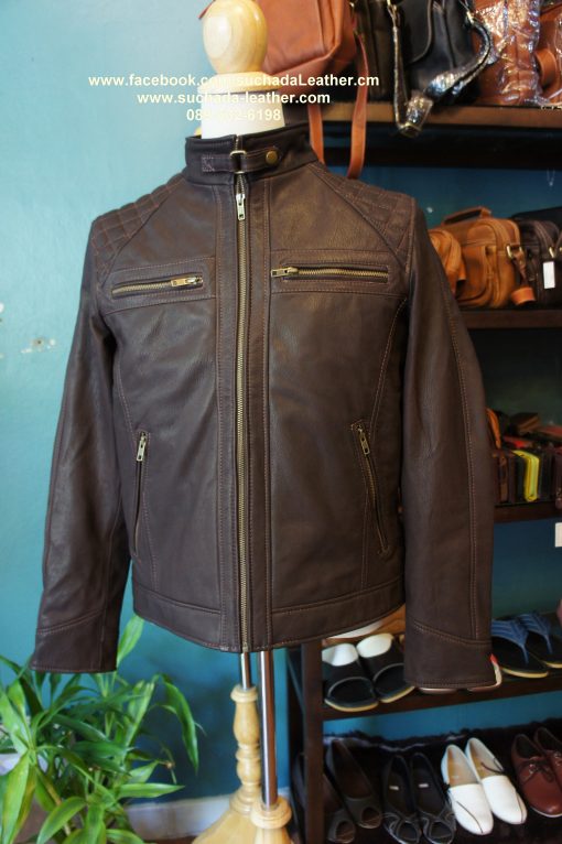#‎Jacket‬ หนังวัวแท้สนใจสินค้าโทร089 632 6198 - Image 3