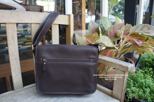 กระเป๋าสะพายหนังแท้เหมาะกับคุณผู้ชาย รุ่นM72โทร089 632 6198 - Image 2