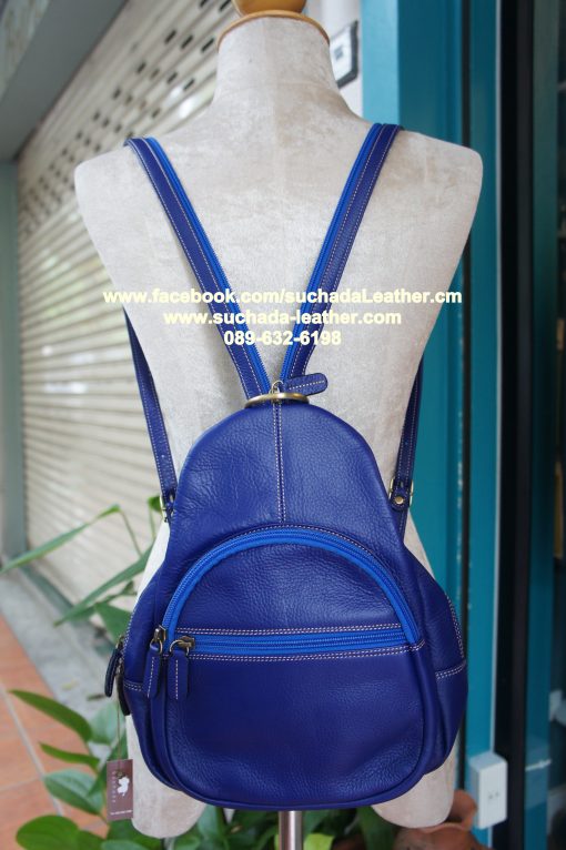‪#‎กระเป๋าเป้หนังแท้‬รุ่นM06 สั่งซื้อโทร 089 632 6198 - Image 2