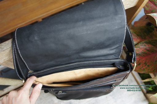 #กระเป๋าสะพายหนังแท้ โทร 089 632 6198 - Image 6