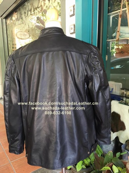 รับตัดเสื้อหนังวัวแท้โทร089-632-6198 - Image 3