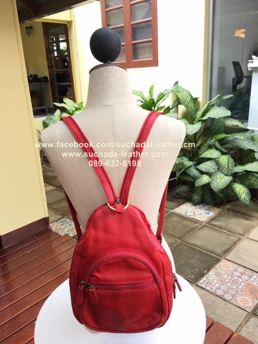 #กระเป๋าเป้หนังวัวแท้ สั่งซื้อโทร 089 632 6198 - Image 9