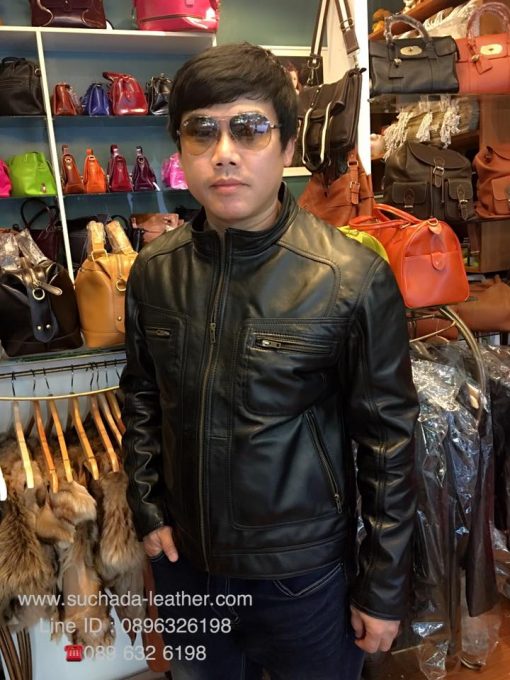 รับตัดเสื้อหนังแท้โทร089-632-6198 - Image 3