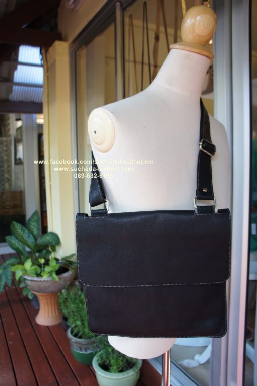 #กระเป๋าสะพายหนังวัวแท้รุ่นM64(L)โทร089 632 6198 - Image 2