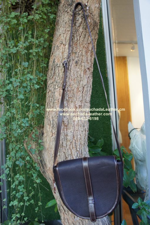 กระเป๋าสะพายหนังวัวแท้ รุ่นMP011 โทร089 632 6198 - Image 3