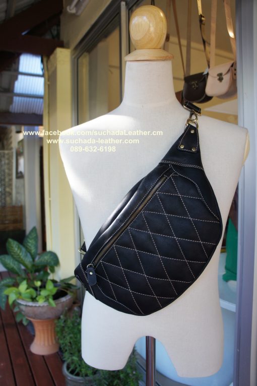 #กระเป๋าสะพายเฉียงหนังวัวแท้รุ่นMN5โทร089 632 6198 - Image 2