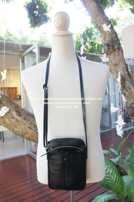 แบบใหม่จร้า!!!!กระเป๋าสะพายหนังวัวแท้ รุ่นMP57 โทร089 632 6198 - Image 3