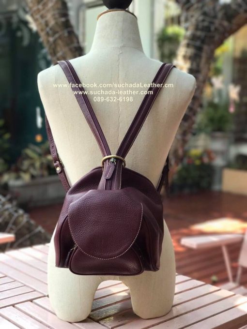 เป้กระปุกกระเป๋าหนังแท้โทร089 632 6198 - Image 4