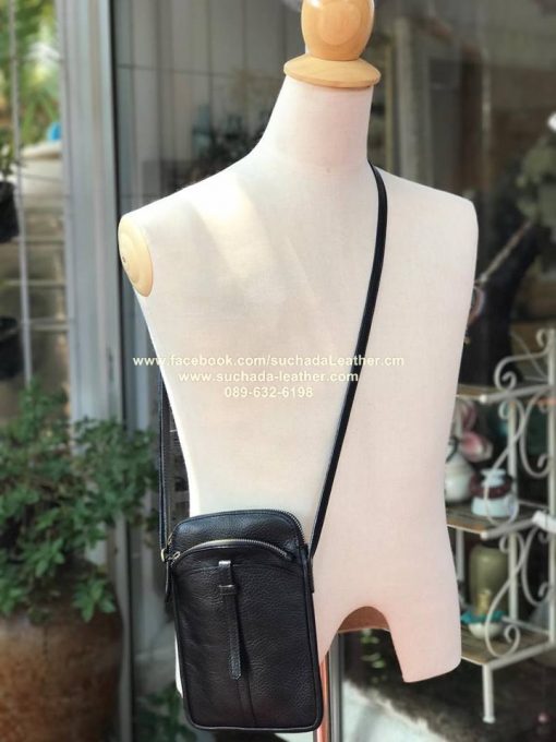 กระเป๋าสะพายหนังวัวแท้ รุ่นMP57 โทร089 632 6198 - Image 2