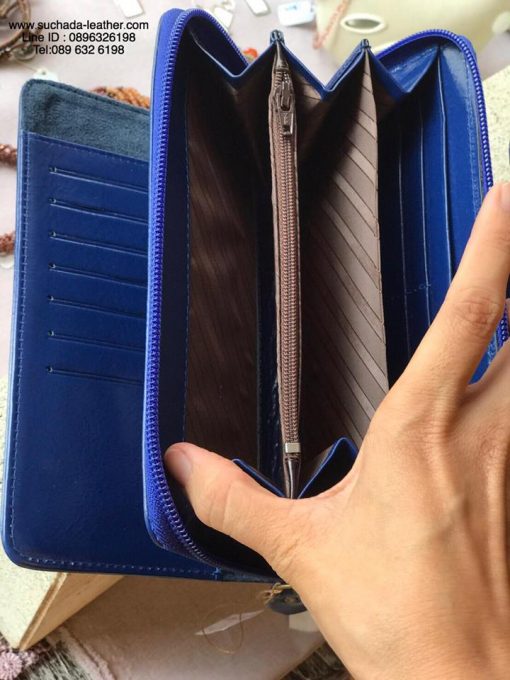 กระเป๋าตังค์พร้อมใส่บัตรหนังวัวแท้โทร089 632 6198 - Image 2