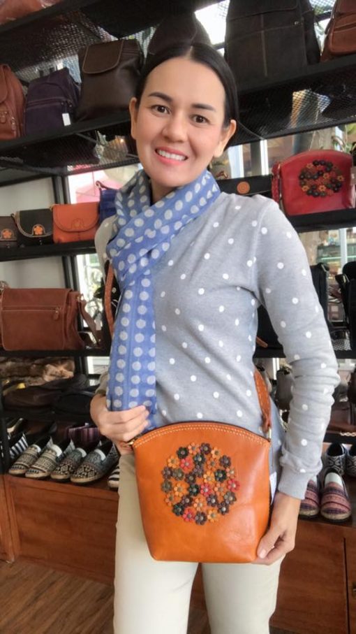 รูปภาพรวมกระเป๋าหนังกระเป๋าแฟชั่นหนังแท้ - Image 6