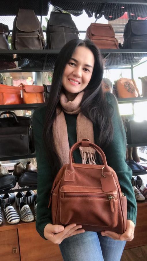 รูปภาพรวมกระเป๋าหนังกระเป๋าแฟชั่นหนังแท้ - Image 10