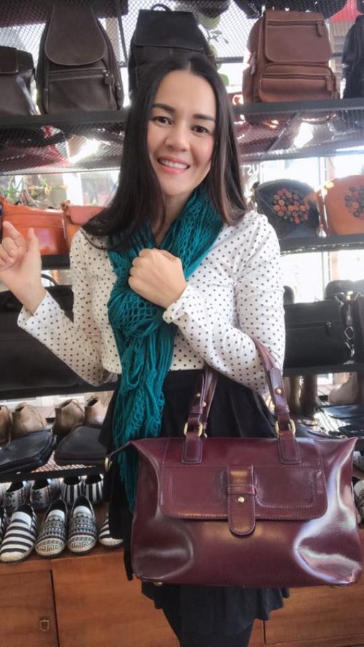รูปภาพรวมกระเป๋าหนังกระเป๋าแฟชั่นหนังแท้ - Image 13