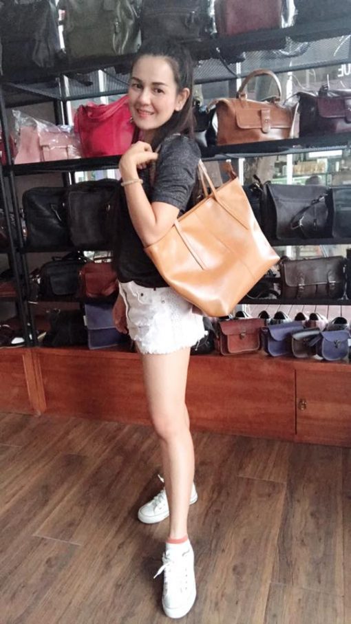 รูปภาพรวมกระเป๋าหนังกระเป๋าแฟชั่นหนังแท้ - Image 24