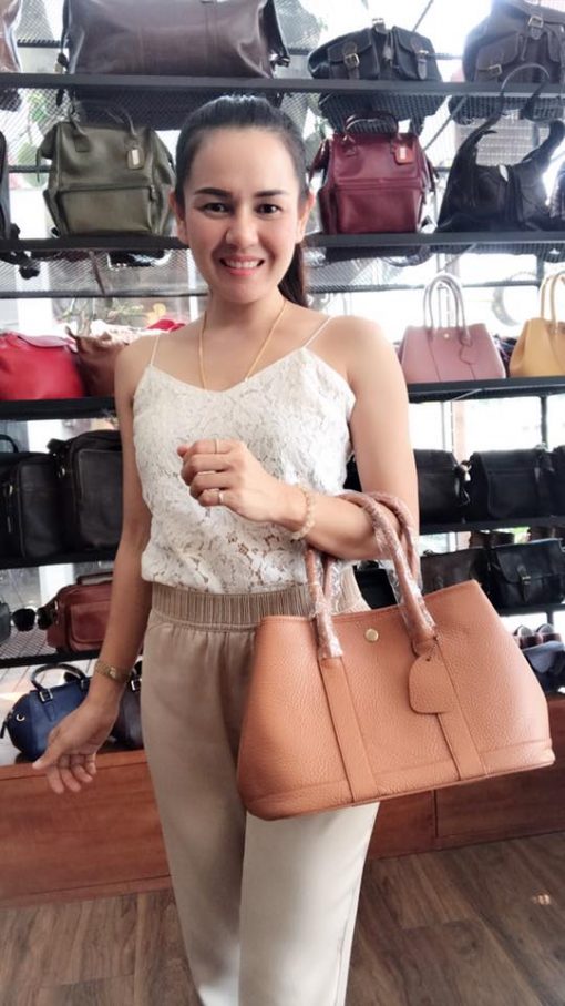 #กระเป๋าสะพายหนังวัวแท้ทรงสวยดูดีรุ่นM24 - Image 7