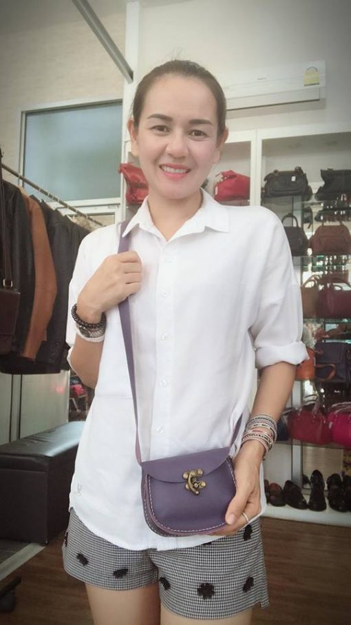 กระเป๋าหนังเย็บมือน่ารักๆๆ - Image 5