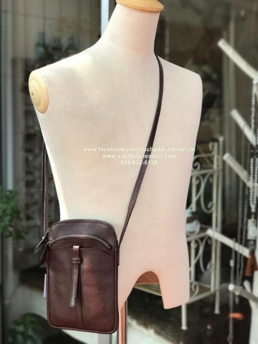 #กระเป๋าสะพายหนังวัวแท้ขนาดกะทัดรัด? - Image 7