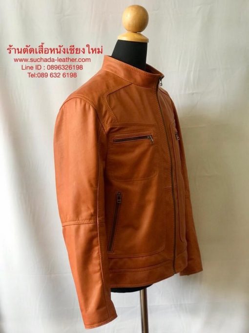 รับตัดเสื้อหนังวัวหนังแกะแท้เชียงใหม่ - Image 6