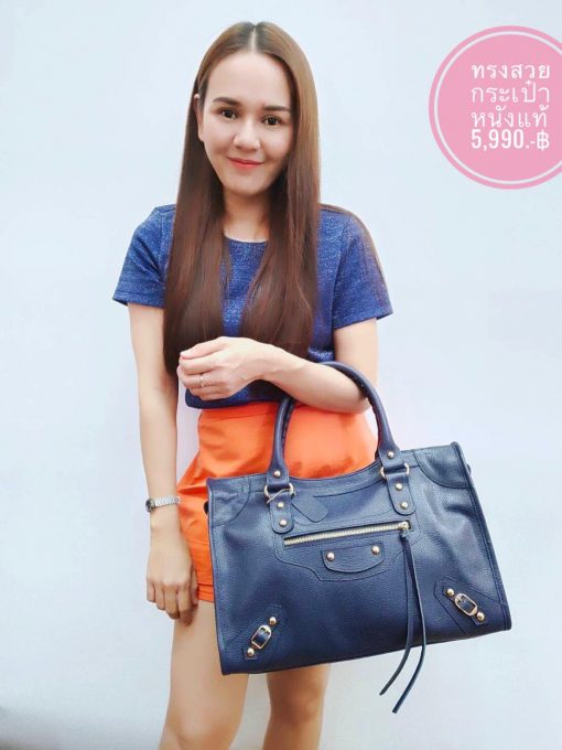 กระเป๋าหนังวัวแท้ทรงสวย - Image 4