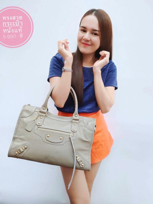 กระเป๋าหนังวัวแท้ทรงสวย - Image 3