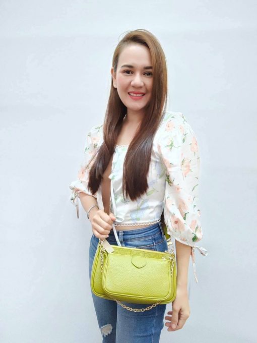กระเป๋าสะพายพร้อมกระเป๋าใบเล็กและกระเป๋าใส่เหรียญงานน่ารักมากคะ - Image 3