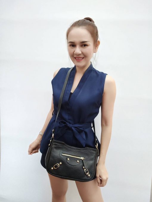 ?? #กระเป๋าสะพายน่ารักหนังวัวแท้ ?รุ่นP-100 - Image 5