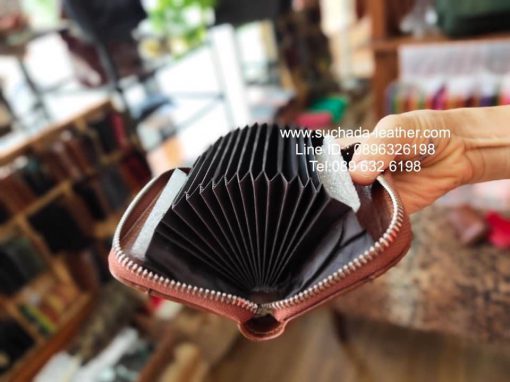 #กระเป๋าใส่บัตรหนังแท้ - Image 7