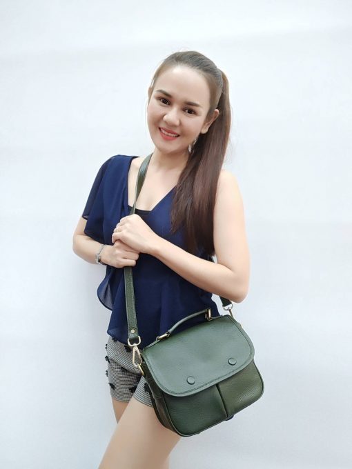กระเป๋าสะพายหนังแท้สวยทุกสี - Image 4