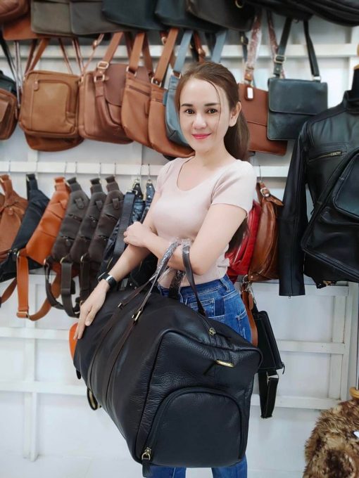 #กระเป๋าเดินทางหนังแท้ตัดตามออเดอร์